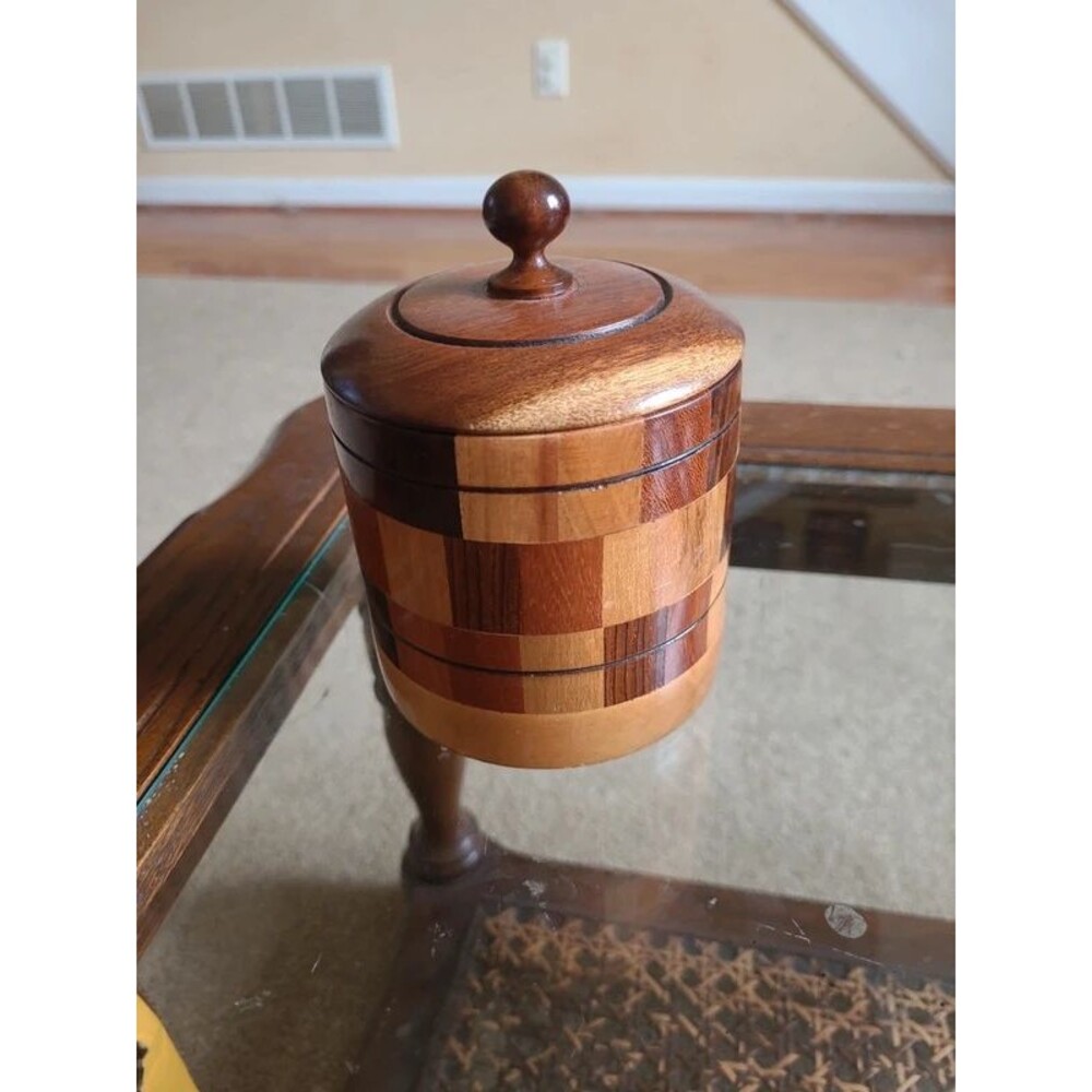 Wooden coaster set